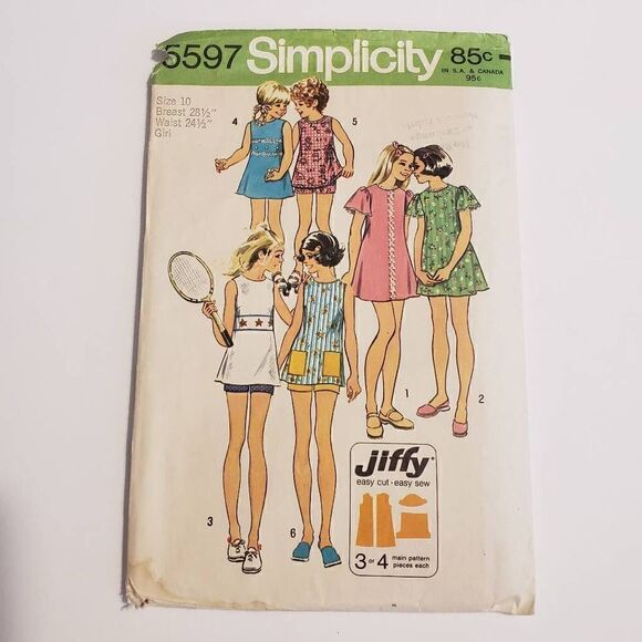 Vintage Simplicity Sewing Pattern  - Picture 1 of 3